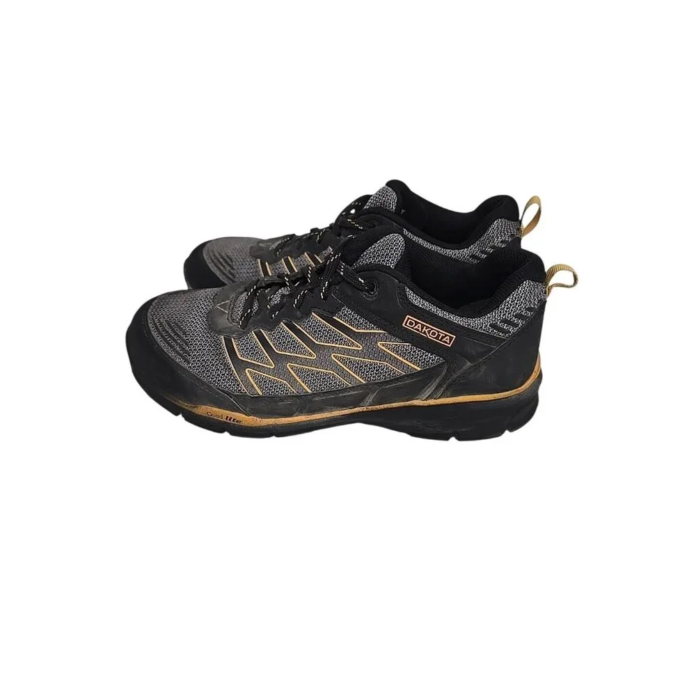 DAKOTA Men's 3604 Aluminum Toe Steel Plate Quad Lite Work Safety Shoes Grey 8M - Picture 5 of 7